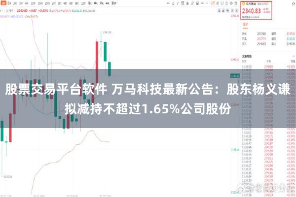 股票交易平台软件 万马科技最新公告：股东杨义谦拟减持不超过1.65%公司股份