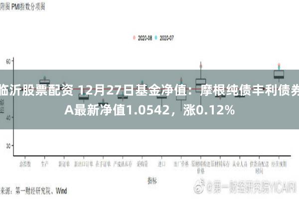 临沂股票配资 12月27日基金净值：摩根纯债丰利债券A最新净值1.0542，涨0.12%