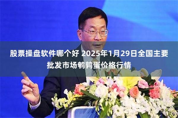 股票操盘软件哪个好 2025年1月29日全国主要批发市场鹌鹑蛋价格行情